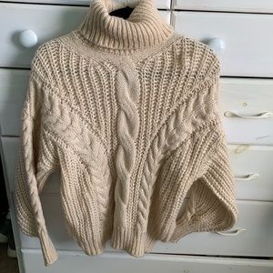 Chunky Knit Turtle Neck Sweater